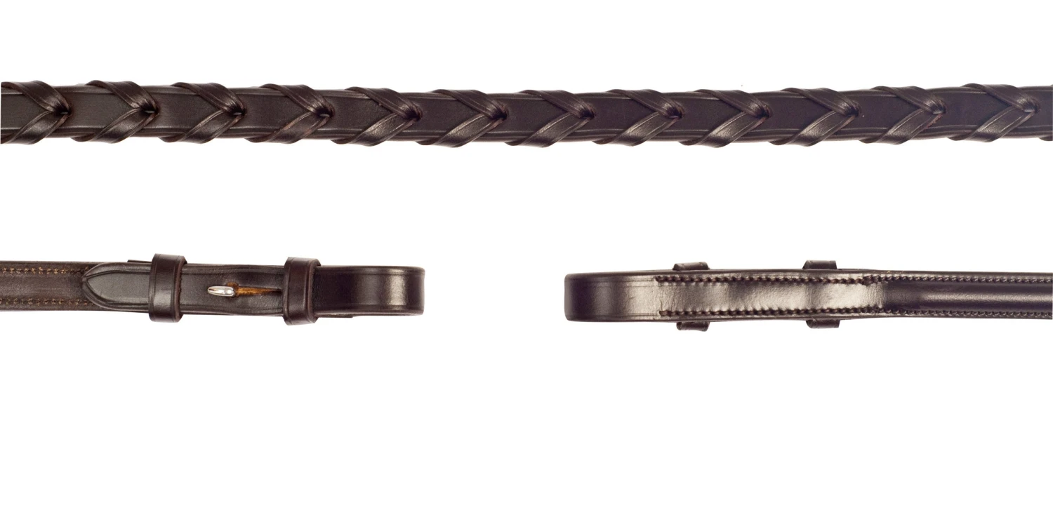 Schockemohle Laced Reins 2 Schockemohle Laced Reins - Image 2