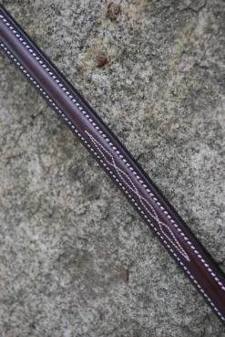 KL Italia Round Raised Standing Martingale With Fancy Stitching