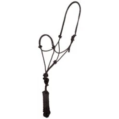 Mustang Mountain Rope Halter With Lead