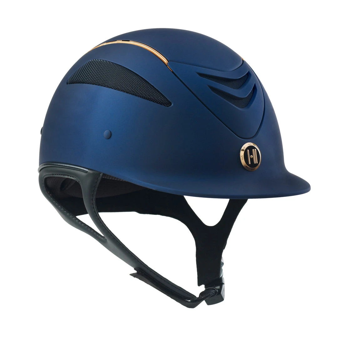 One K Defender Matte Rose Gold Stripe Helmet 3 One K Defender Matte Rose Gold Stripe Helmet - Image 3