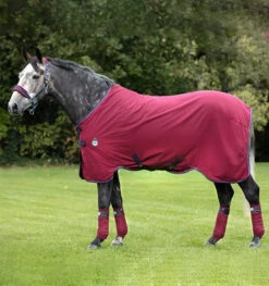 Horseware Ireland Rambo Helix Stable Sheet With Disc Front Closure -Sports - Equestrian Sports ADAT6G QQGB Rambo Helix Burgundy
