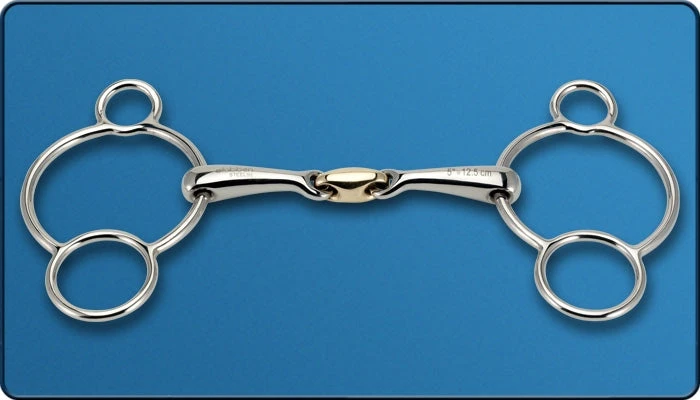 Stubben Steeltec 3-Ring Gag Bit 1 Stubben Steeltec 3-Ring Gag Bit