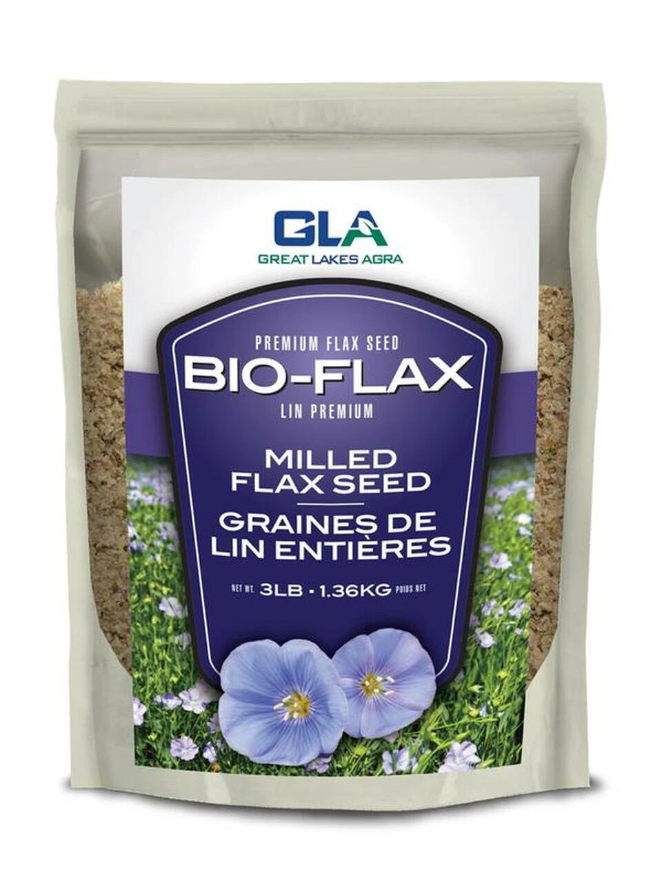Bio-Flax Premium Milled Flaxseed - 3lb 1 Bio-Flax Premium Milled Flaxseed - 3lb