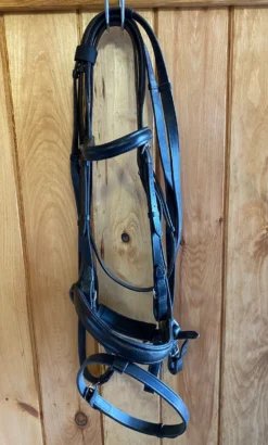 Consignment Red Barn Dressage Bridle Full With Crank/Flash/Reins
