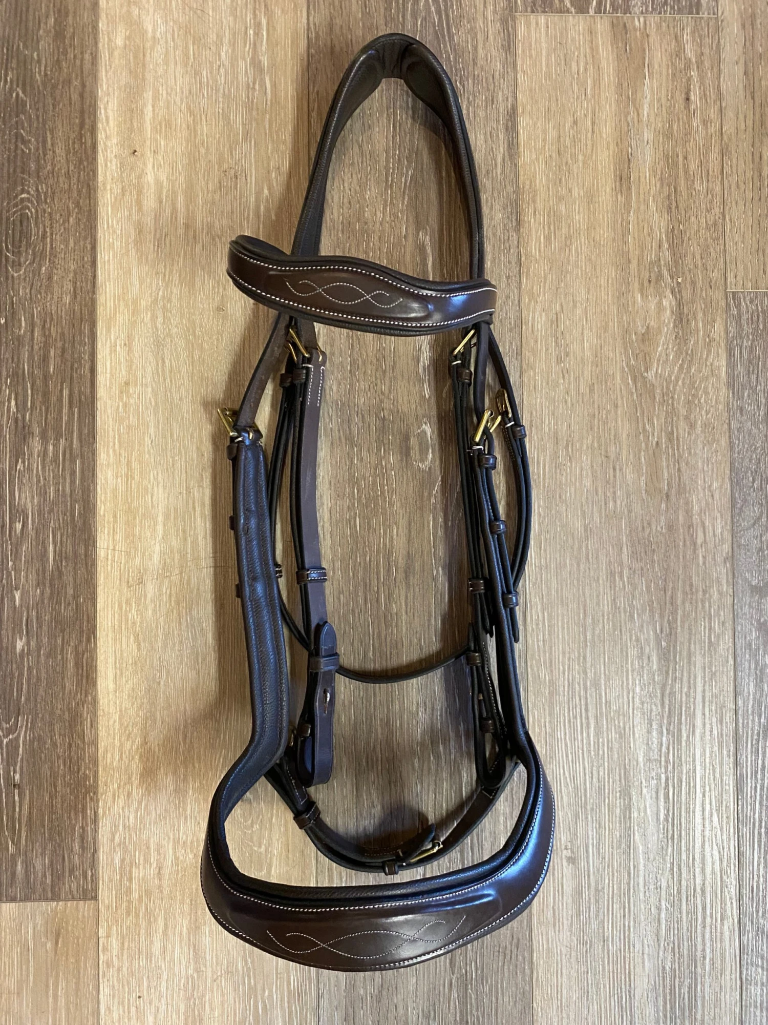 Consignment Exian Pro Anatomic Bridle Full Havana 1 Consignment Exian Pro Anatomic Bridle Full Havana