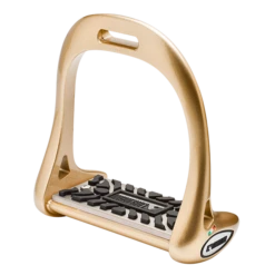 Lorenzini Aluminum/Titanium Stirrups Wide Rubber Base -Sports - Equestrian Sports LRJ 4