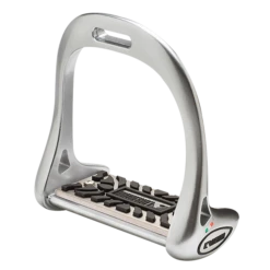 Lorenzini Aluminum/Titanium Stirrups Wide Rubber Base -Sports - Equestrian Sports LRJ 5