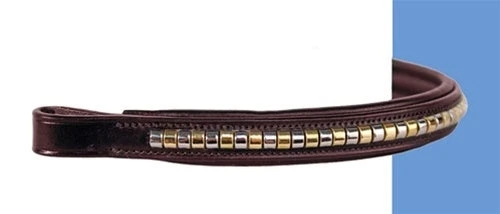 Nunn Finer Alternating Brass And Zinc Mini-Clincher Browband 1 Nunn Finer Alternating Brass And Zinc Mini-Clincher Browband