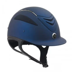 One K Defender Matte Chrome Stripe Helmet -Sports - Equestrian Sports ONEKDEFMATTECS 4