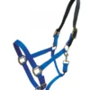 Nylon Halter With Leather Breakaway-Full Black