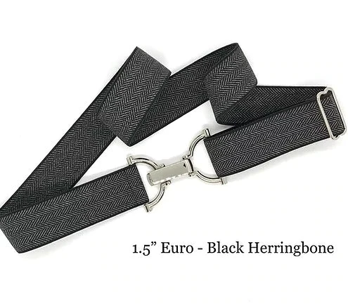 Bedford-Jones Belts - 1.5 Inch Surcingle Solid Colours 1 Bedford-Jones Belts - 1.5 Inch Surcingle Solid Colours