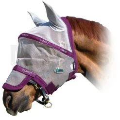 Horseware Ireland Horseware - Rambo Flymask Plus -Sports - Equestrian Sports horseware rambo plus fly mask vamoose silverpurplephoto frame1 1